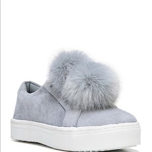 Sam Edelman Leya Faux Fur Pom Pom Sneaker